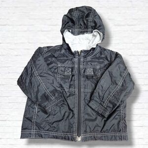 Gap Baby Black Hooded Rainjacket Size 3T
